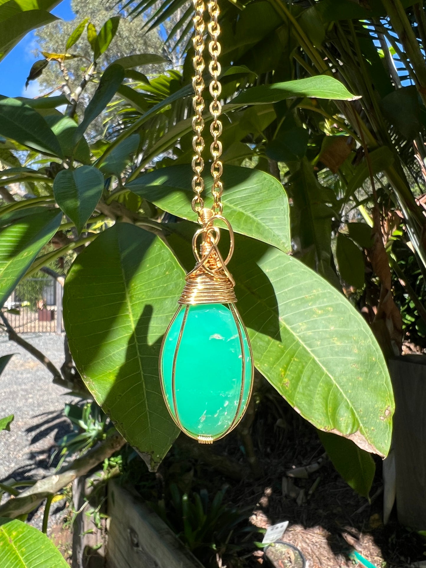 Chrysoprase Pendant