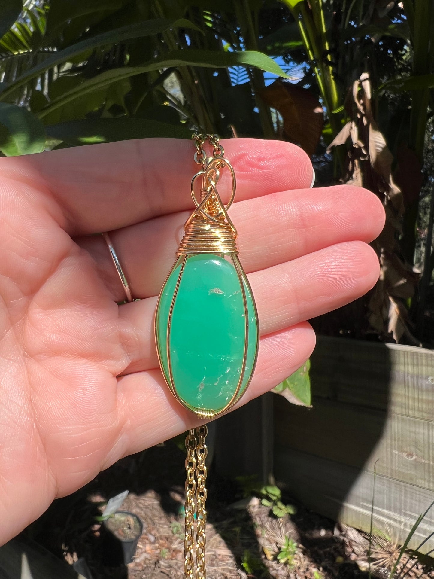 Chrysoprase Pendant