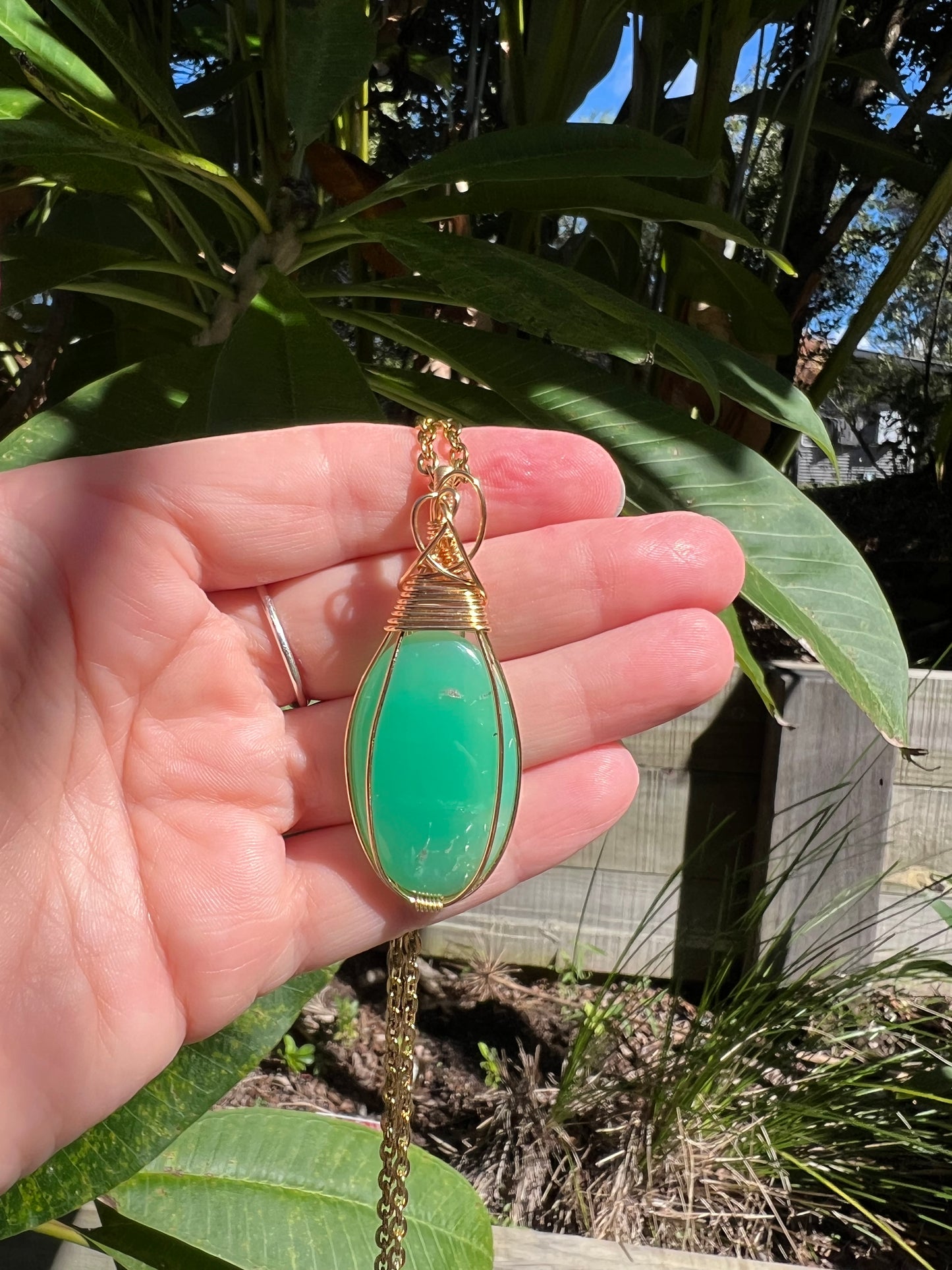 Chrysoprase Pendant