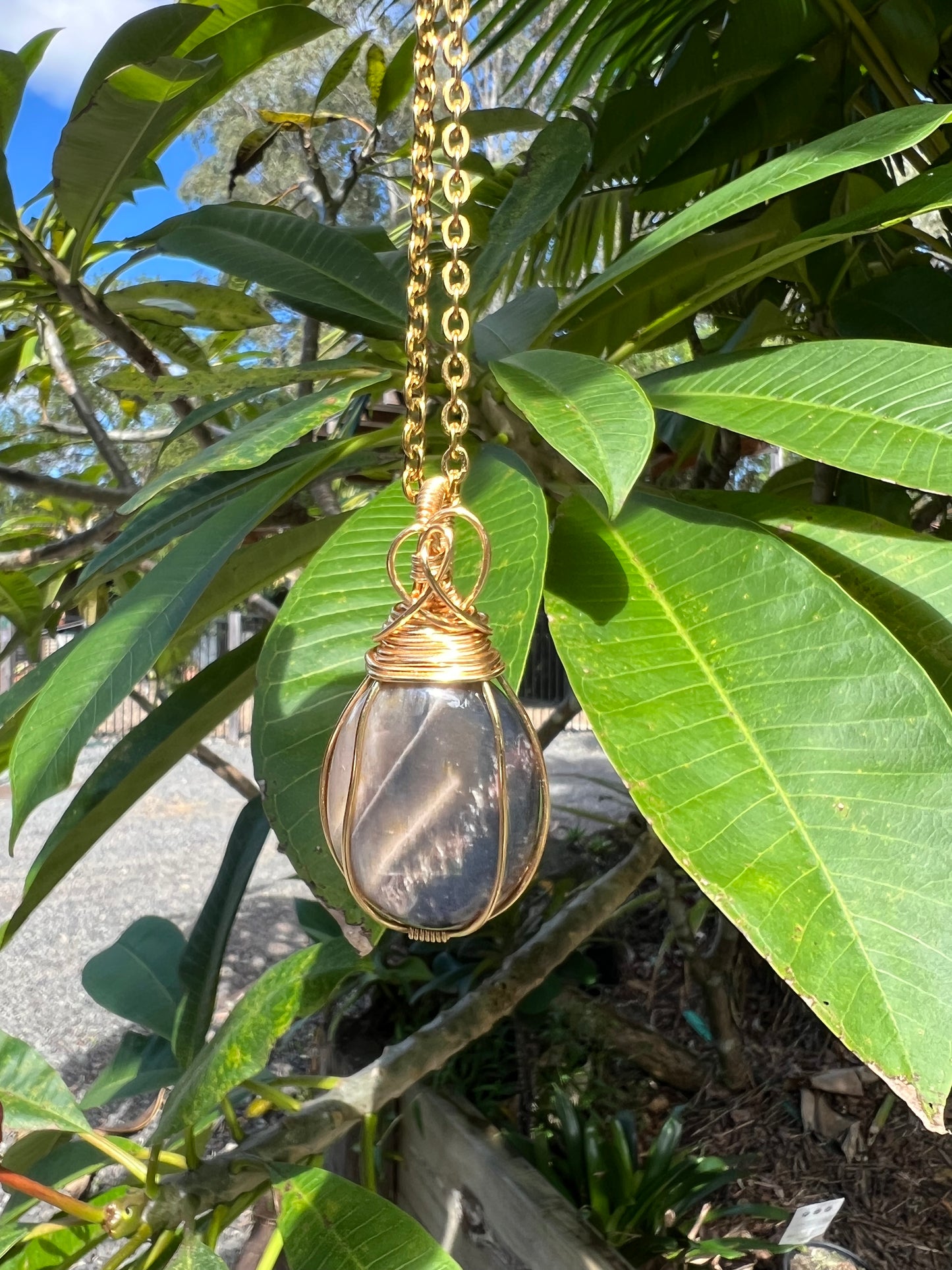 Black Moonstone Pendant