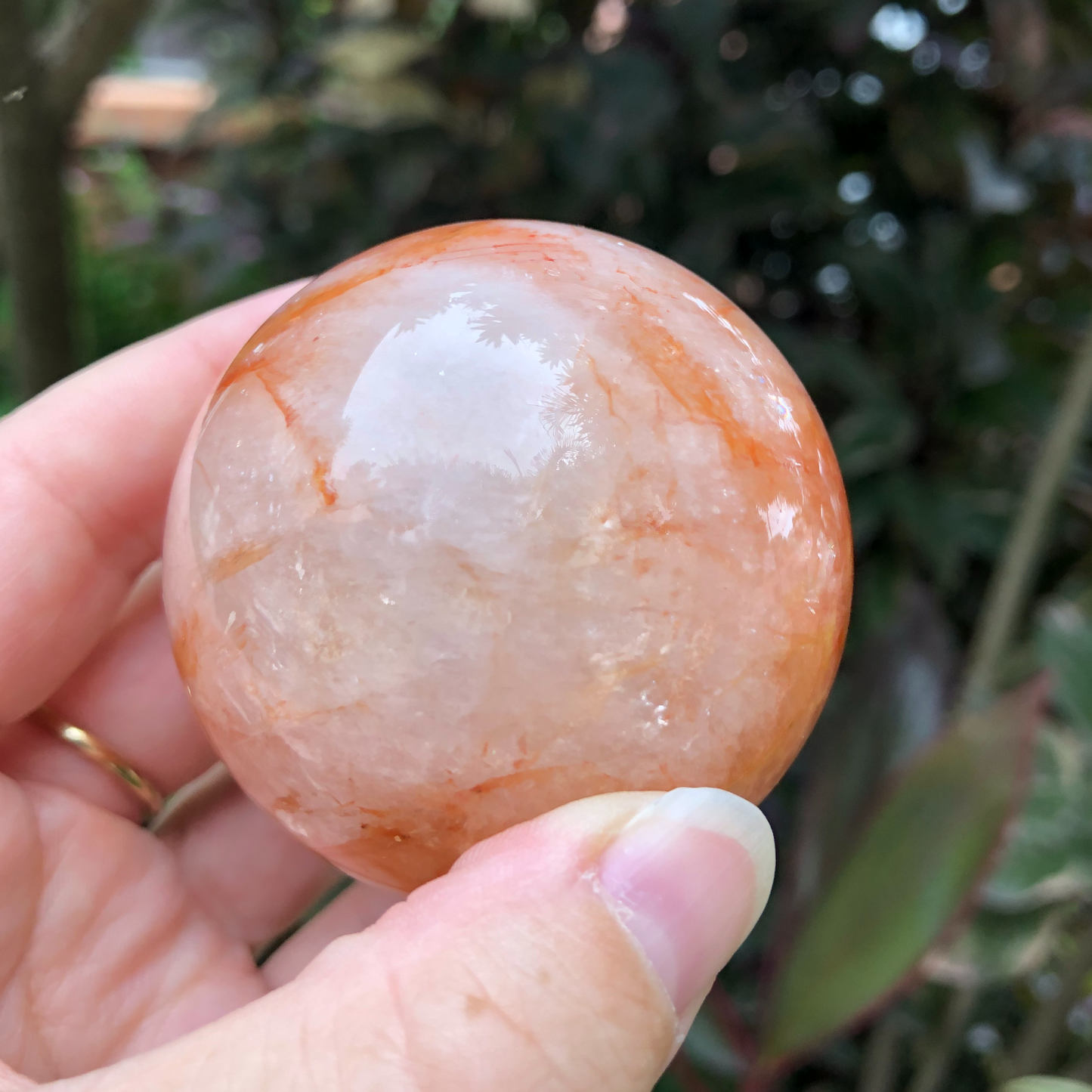 Fire Quartz Sphere