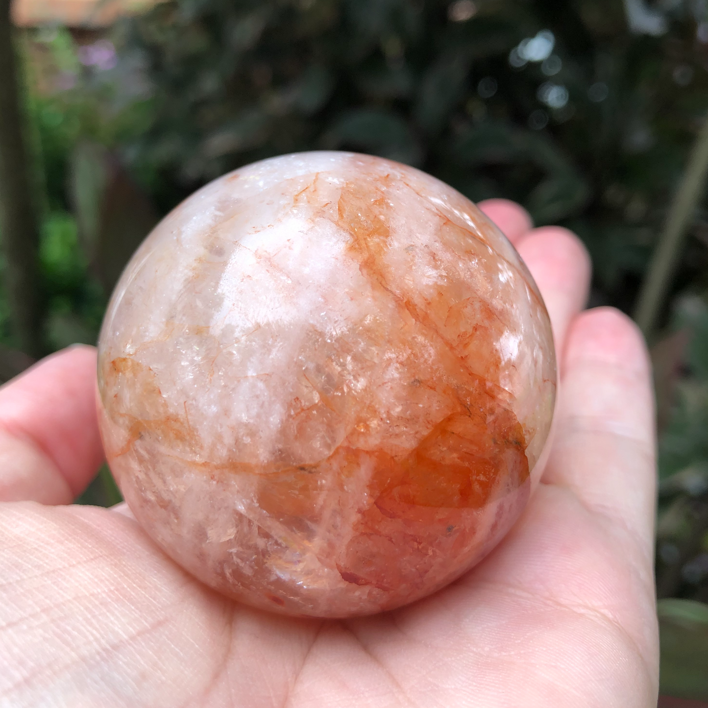 Fire Quartz Sphere