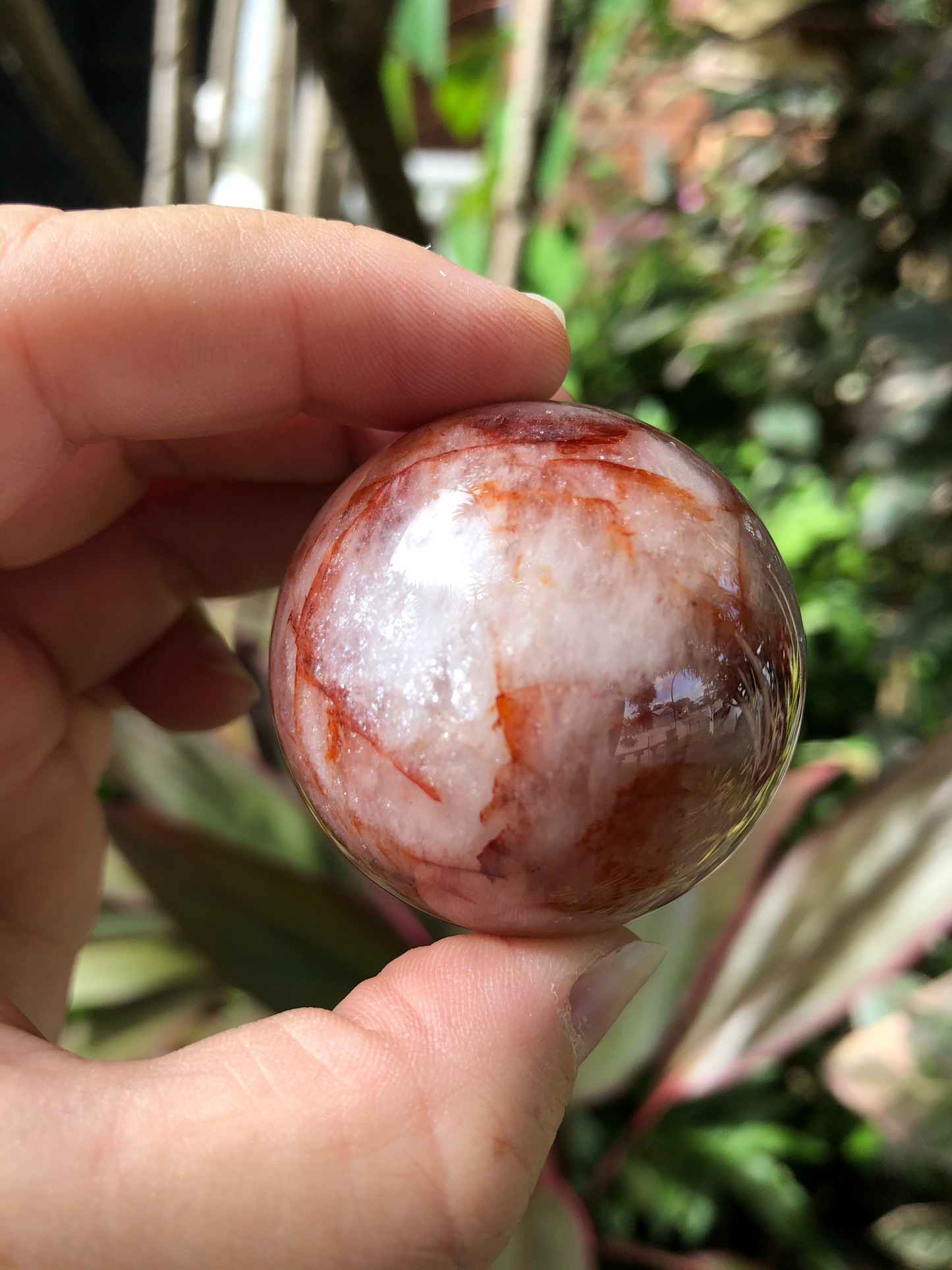 Fire Quartz Sphere