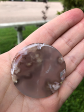 Load image into Gallery viewer, Flower Agate Disc
