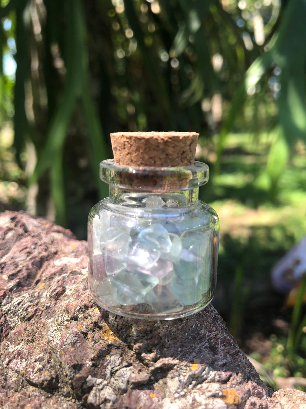 Rainbow Fluorite Wish Bottle