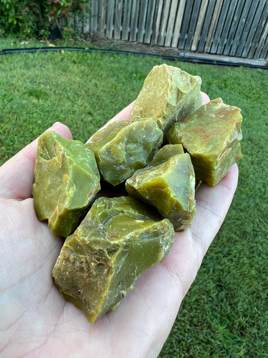 Raw Green Opal