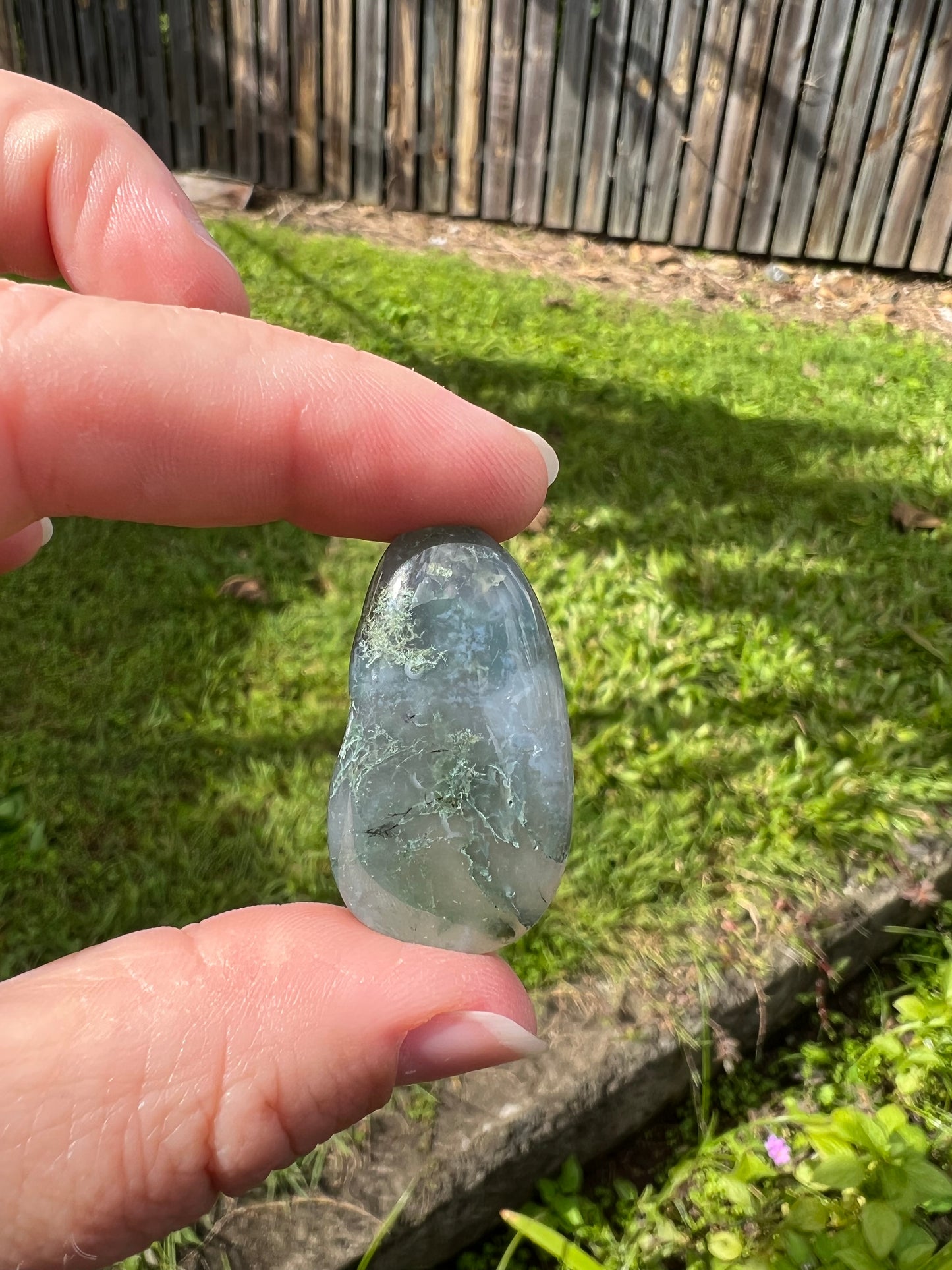 Moss Agate Tumble