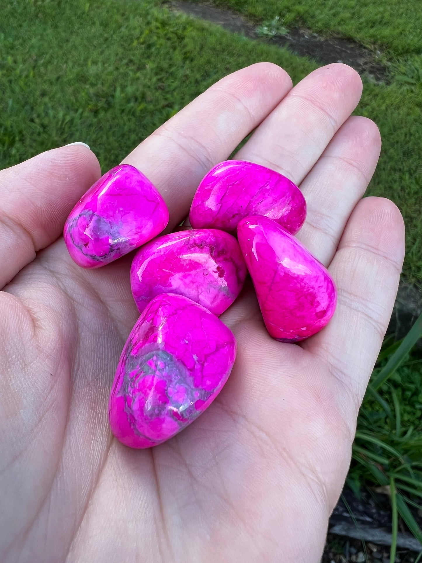 Pink Howlite Tumble