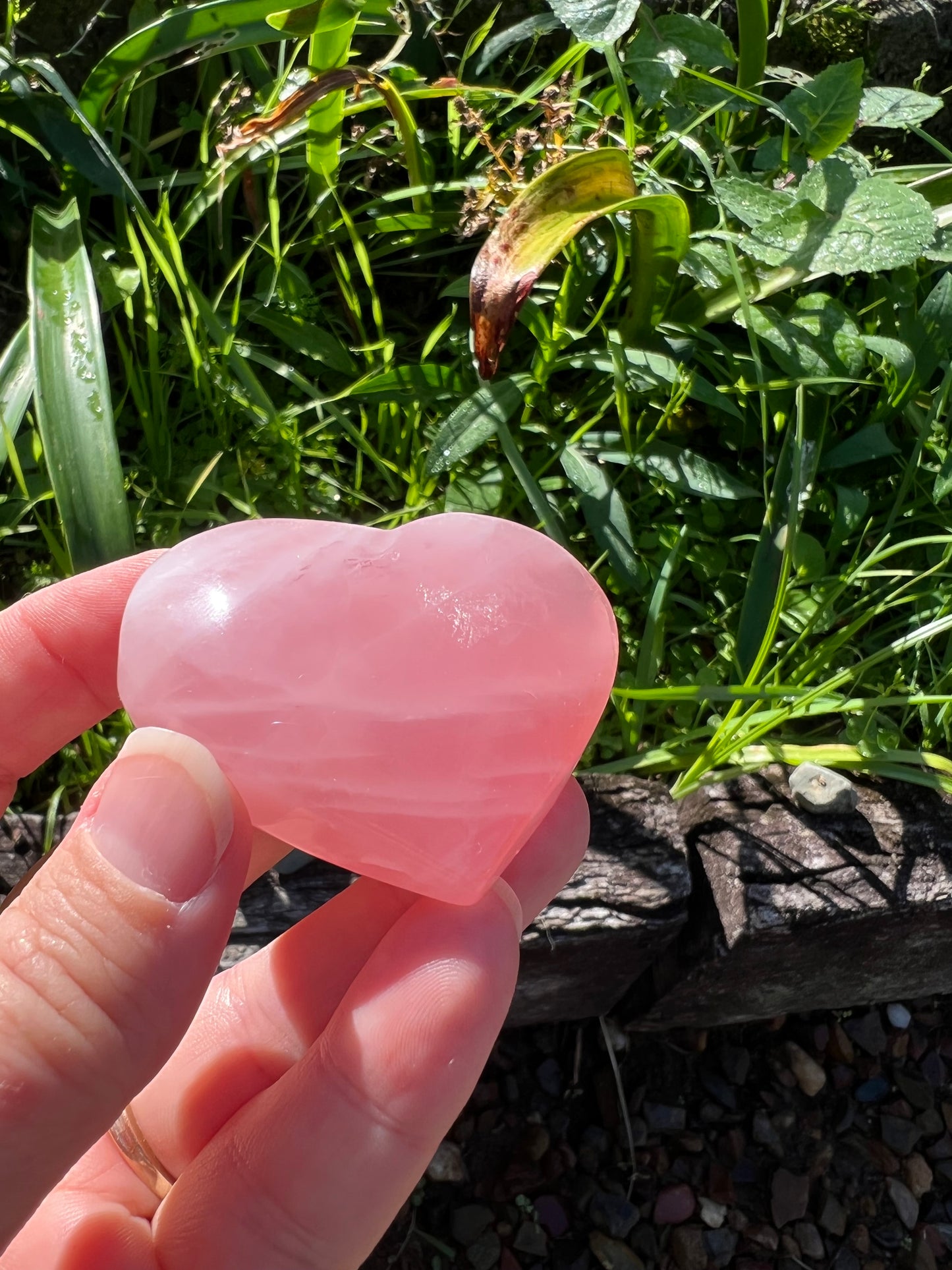 Rose Quartz Heart