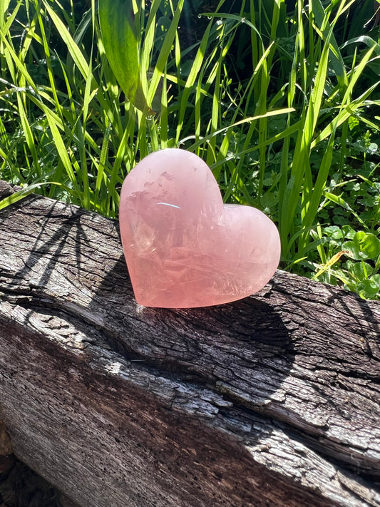 Rose Quartz Heart