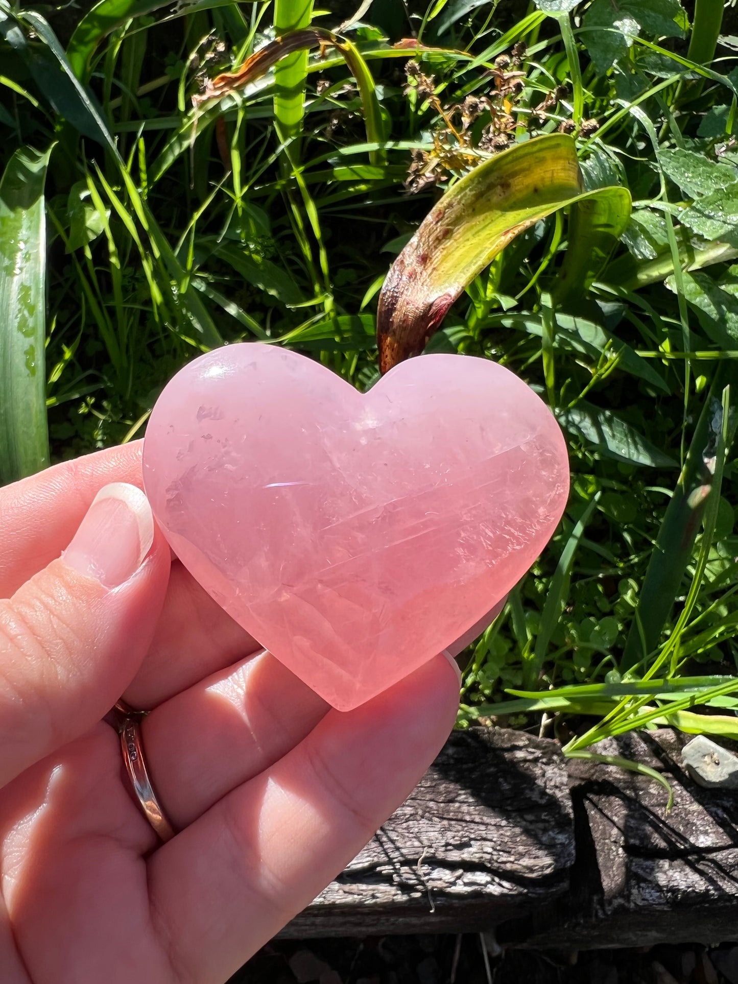 Rose Quartz Heart