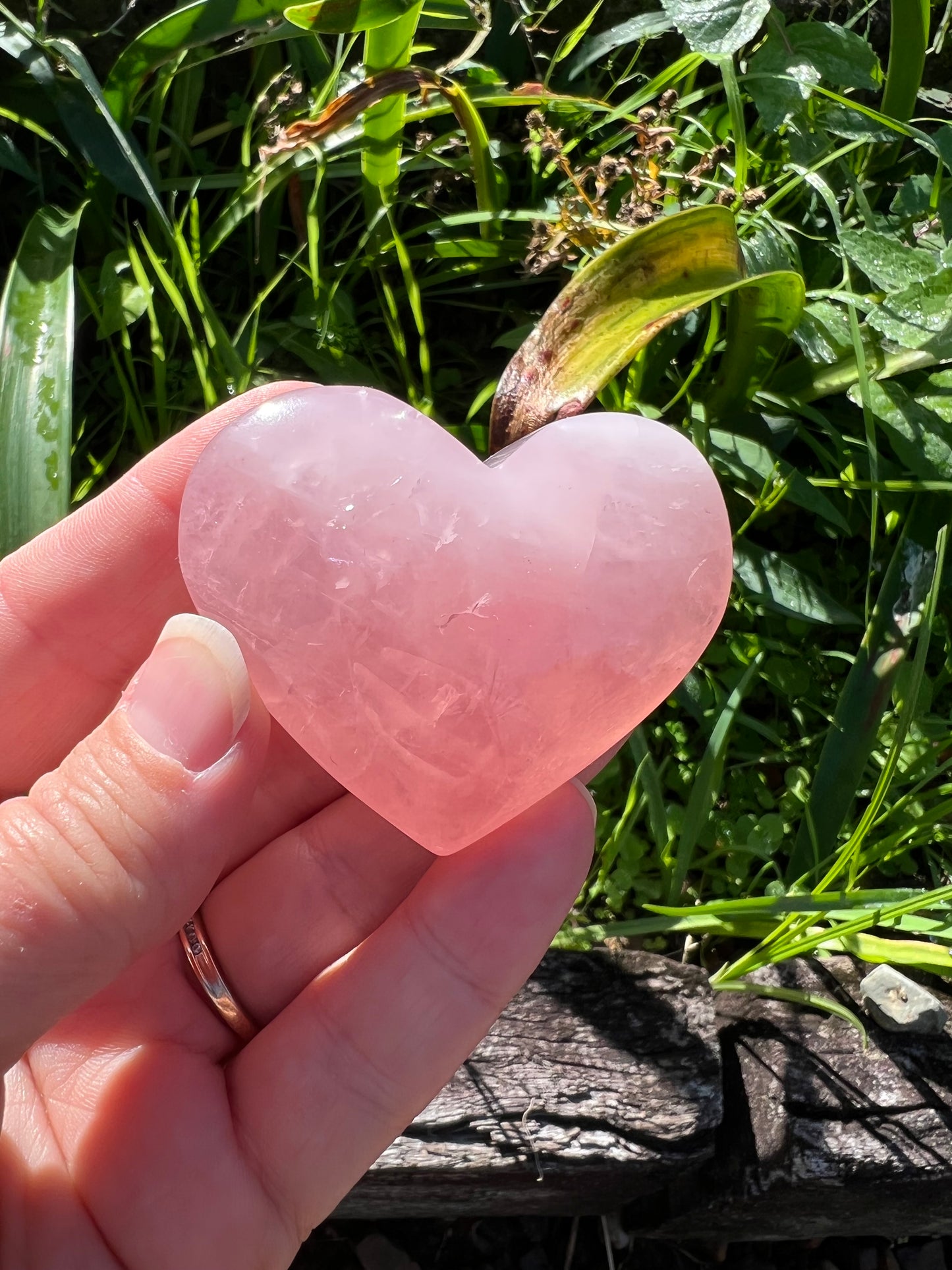 Rose Quartz Heart