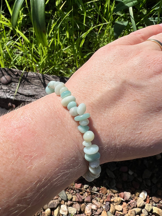 Amazonite Chip Bracelet