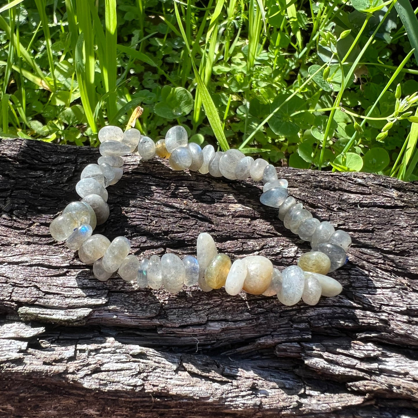Labradorite Chip Bracelet