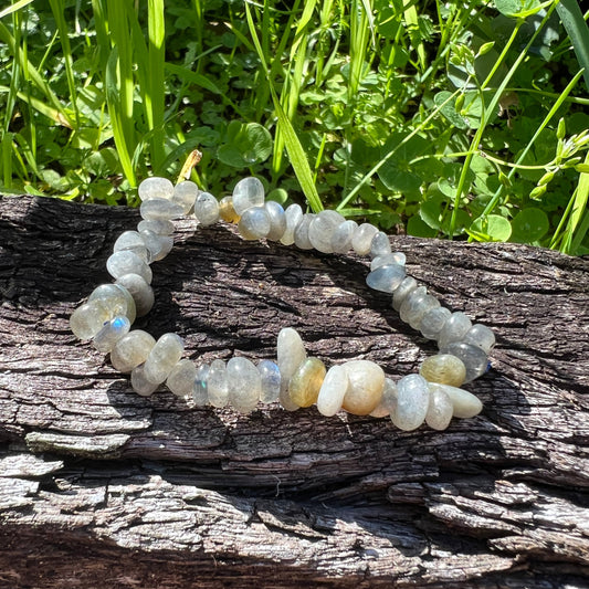 Labradorite Chip Bracelet