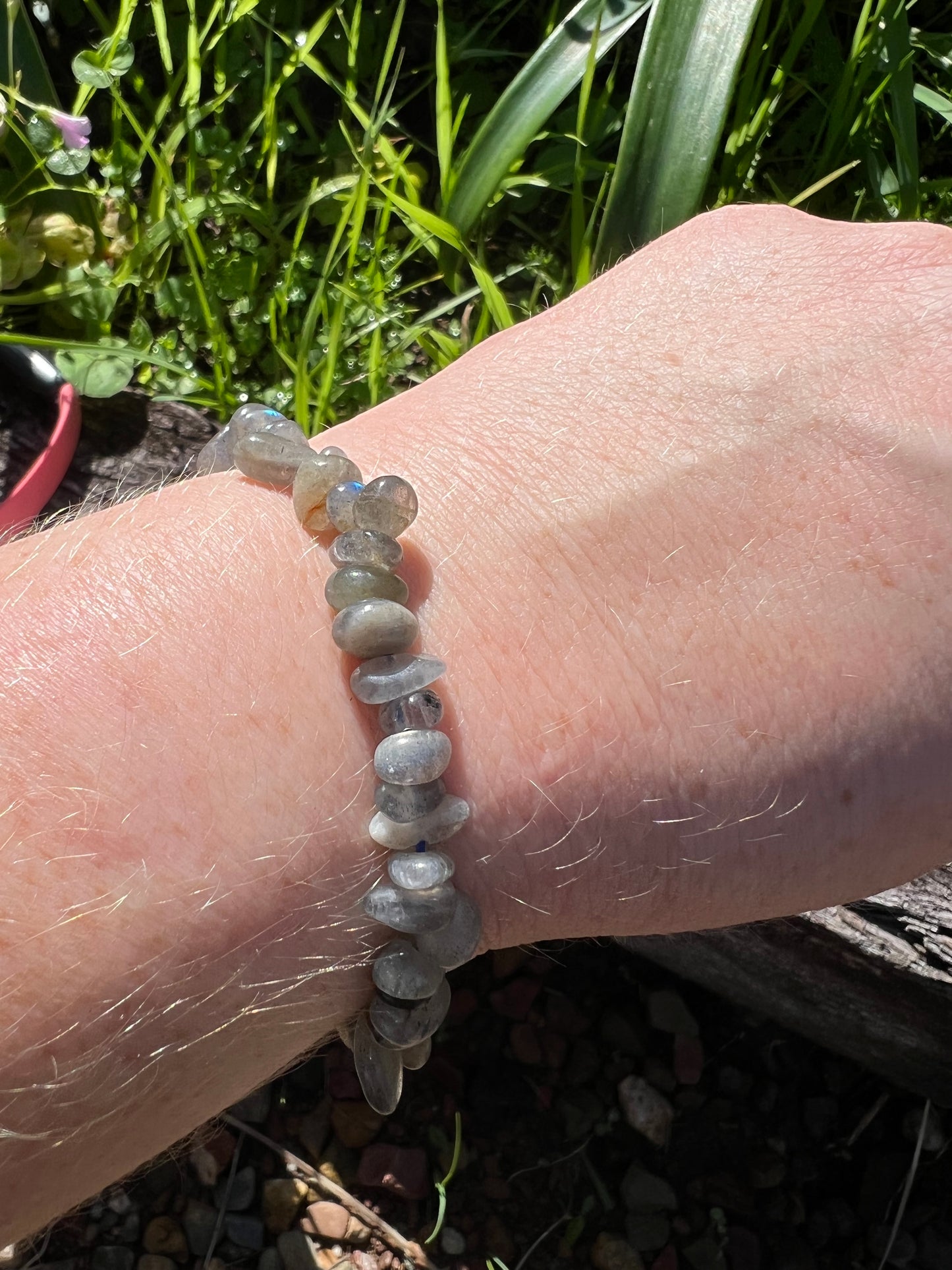 Labradorite Chip Bracelet