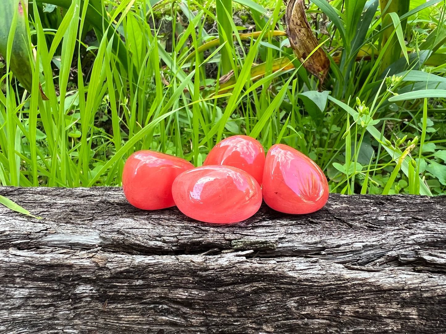 Strawberry Obsidian Tumble