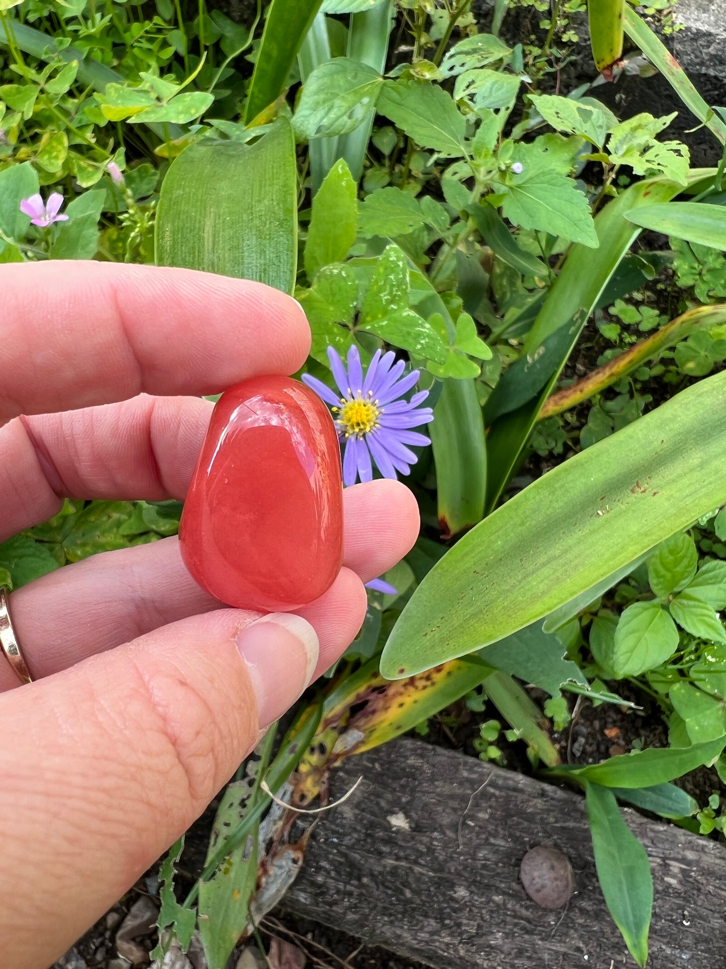 Strawberry Obsidian Tumble