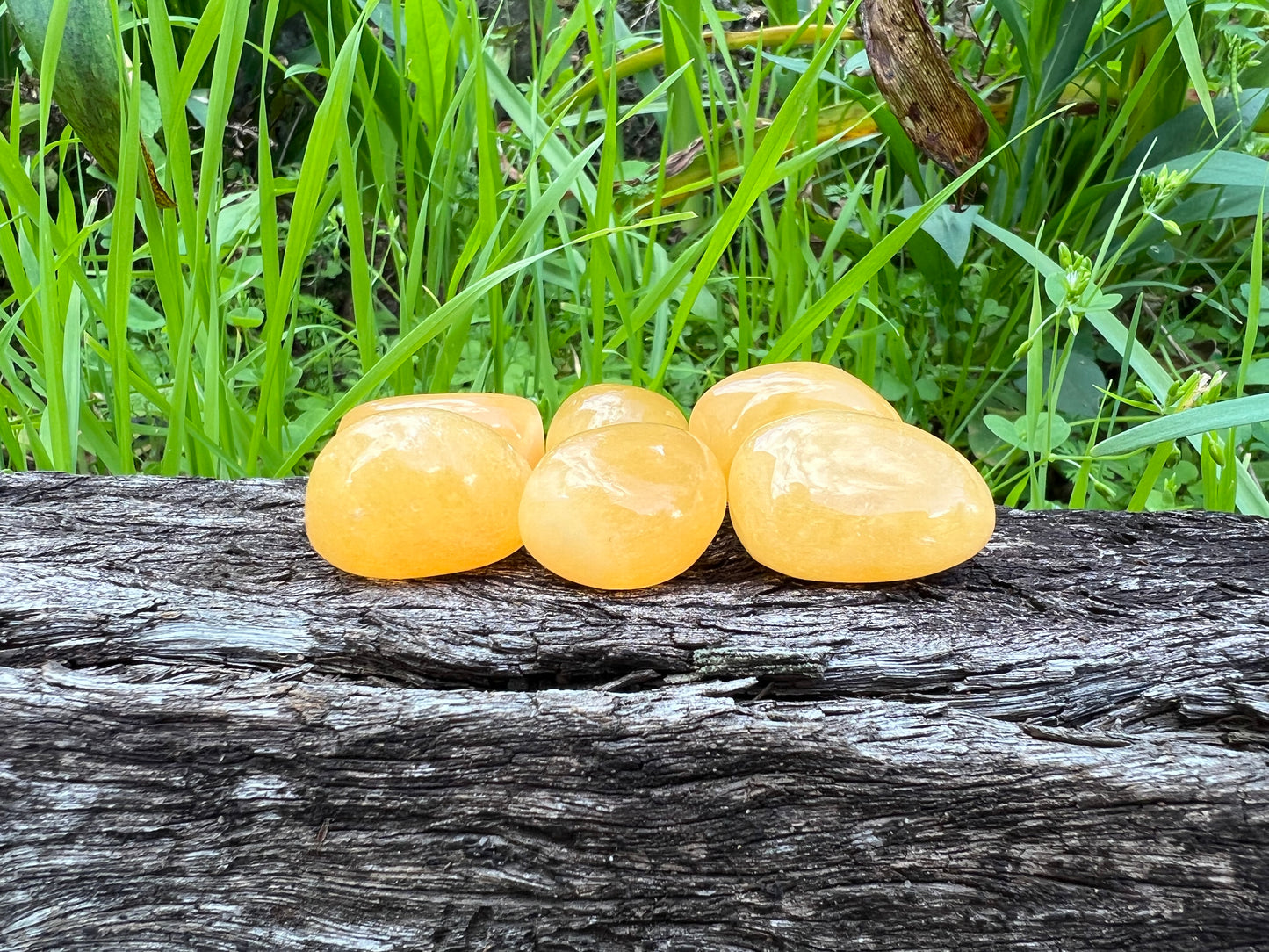 Orange Calcite Tumble