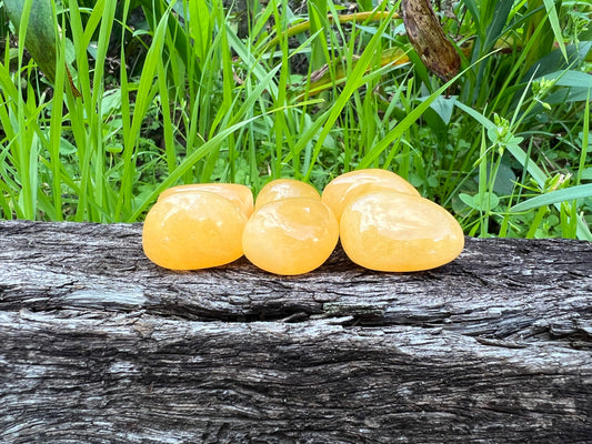 Orange Calcite Tumble