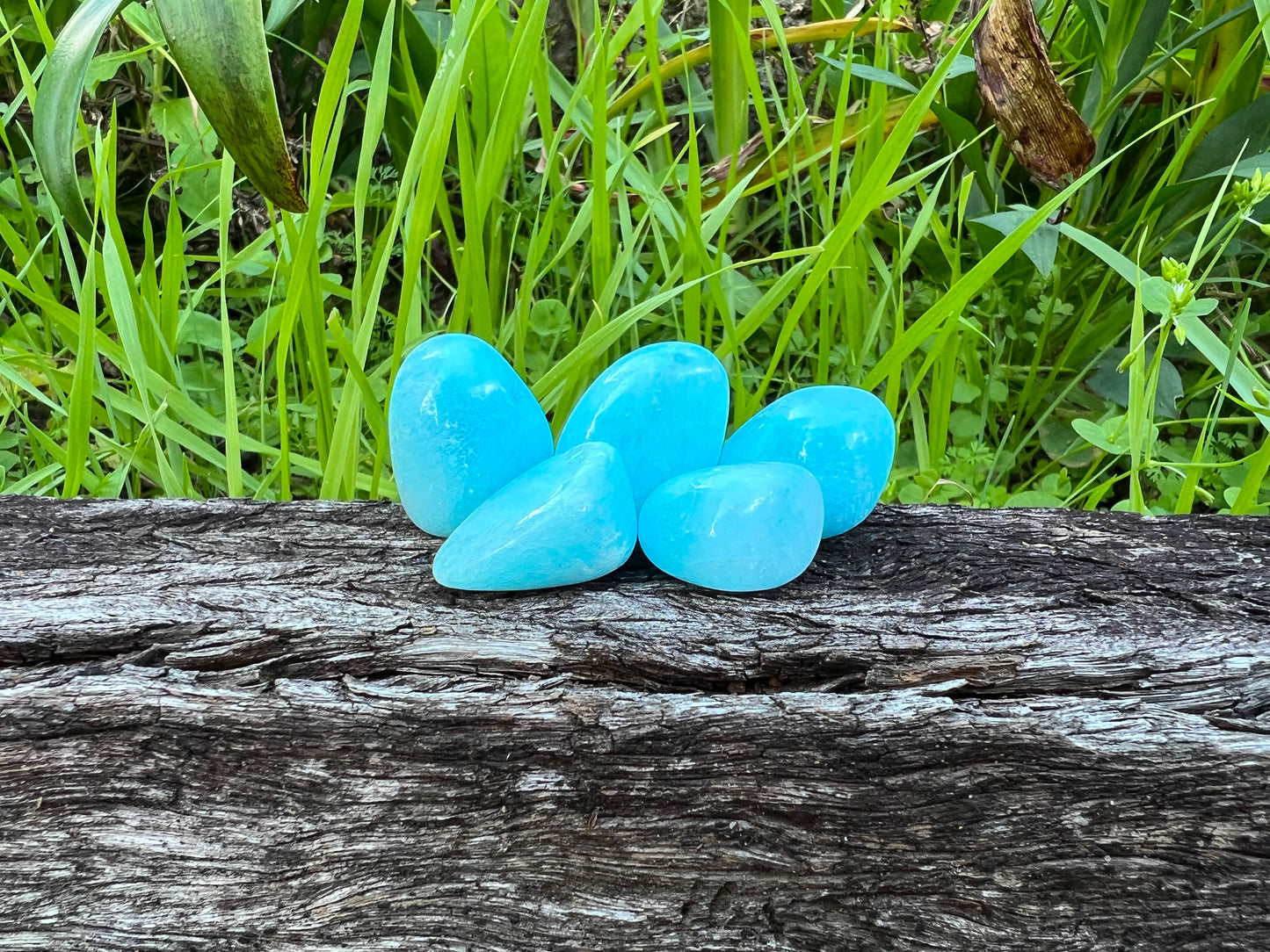 Blue Aragonite Tumble