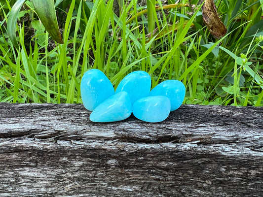 Blue Aragonite Tumble