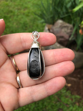 Load image into Gallery viewer, Silver Sheen Obsidian Pendant
