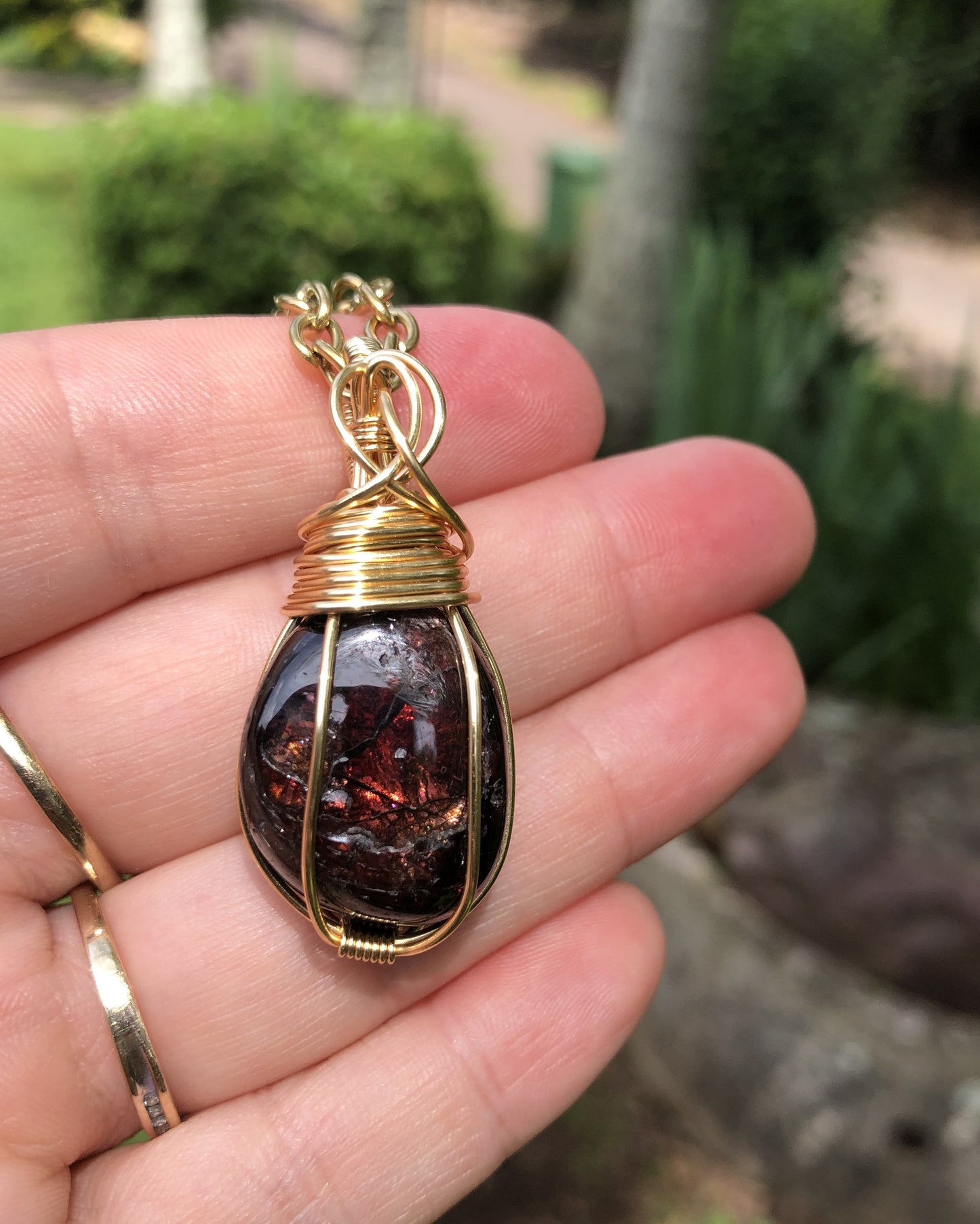 Garnet Pendant