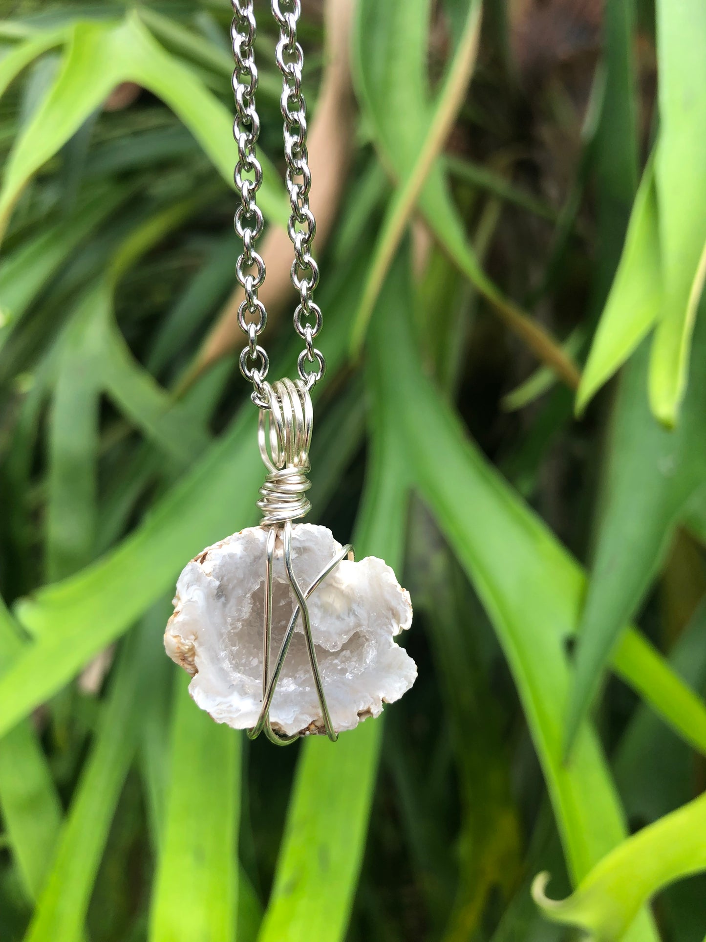Quartz Geode Pendant