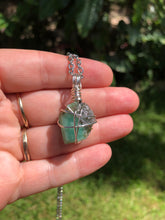 Load image into Gallery viewer, Raw Emerald Pendant
