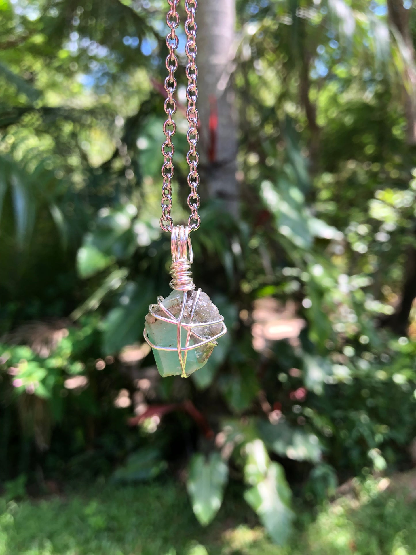 Raw Emerald Pendant
