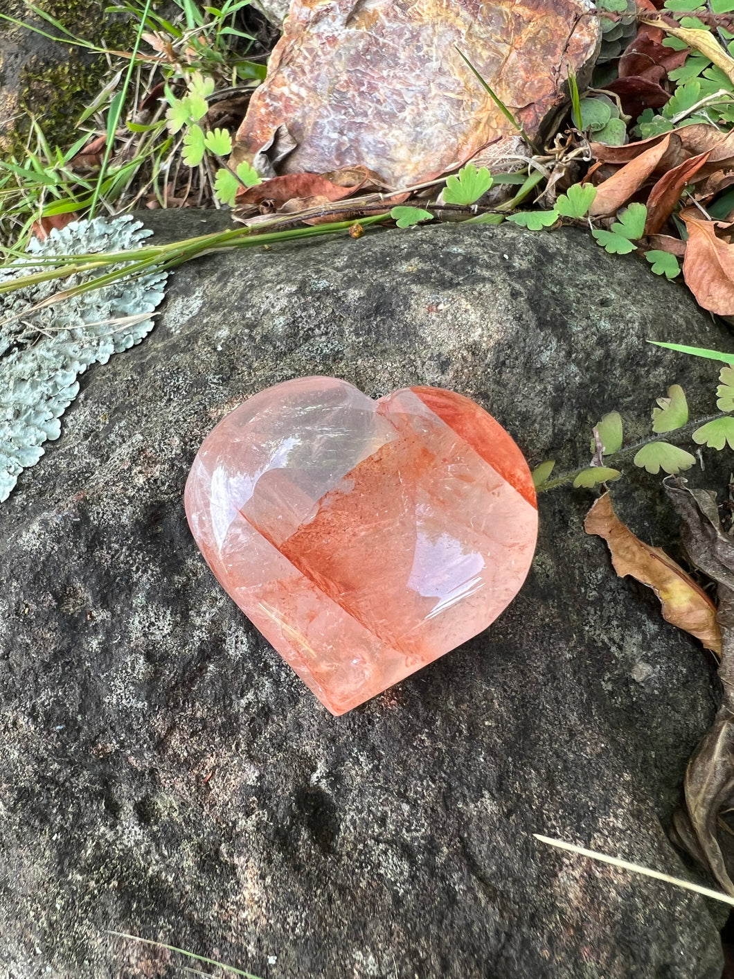 Fire Quartz Heart