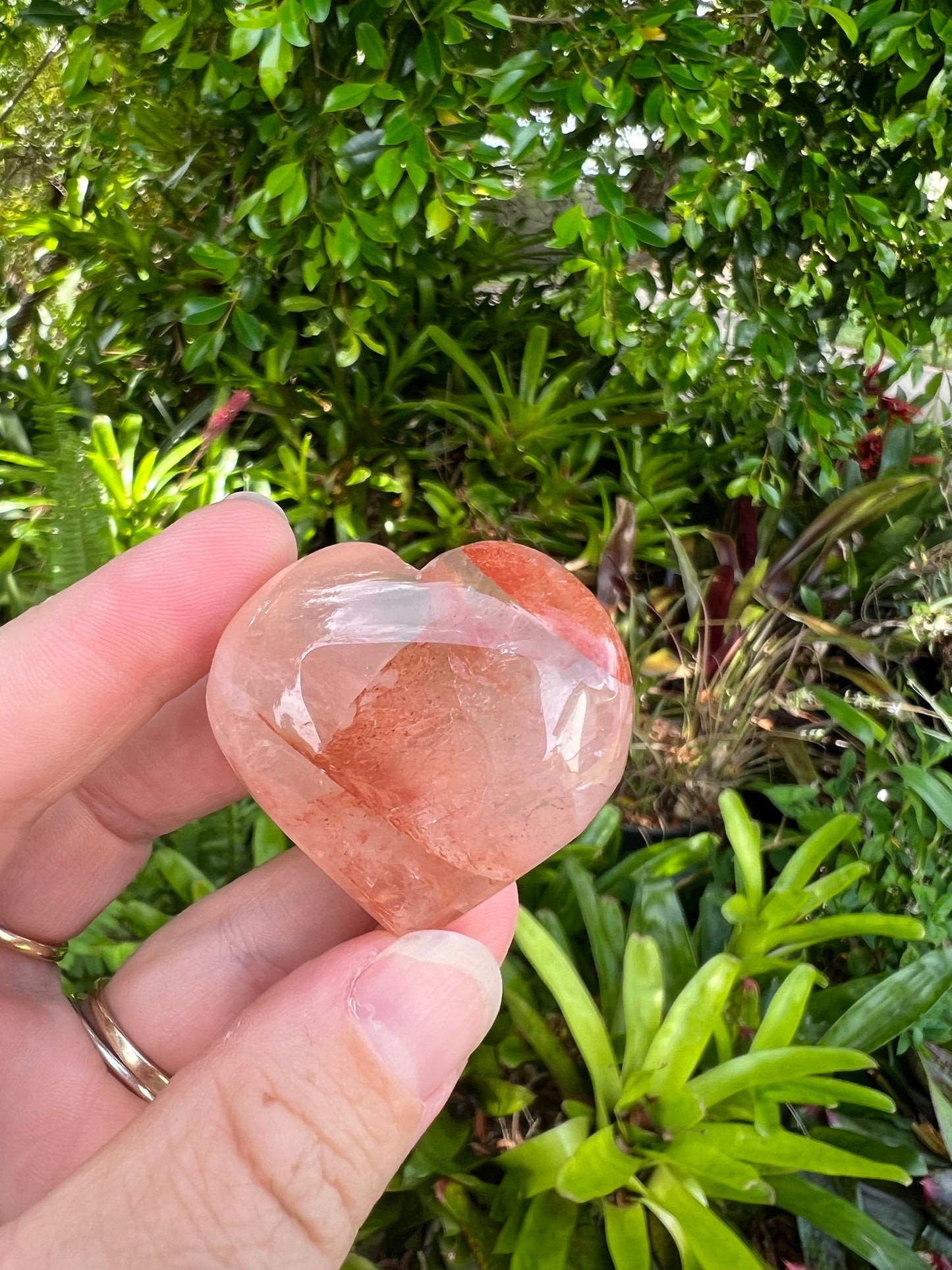 Fire Quartz Heart