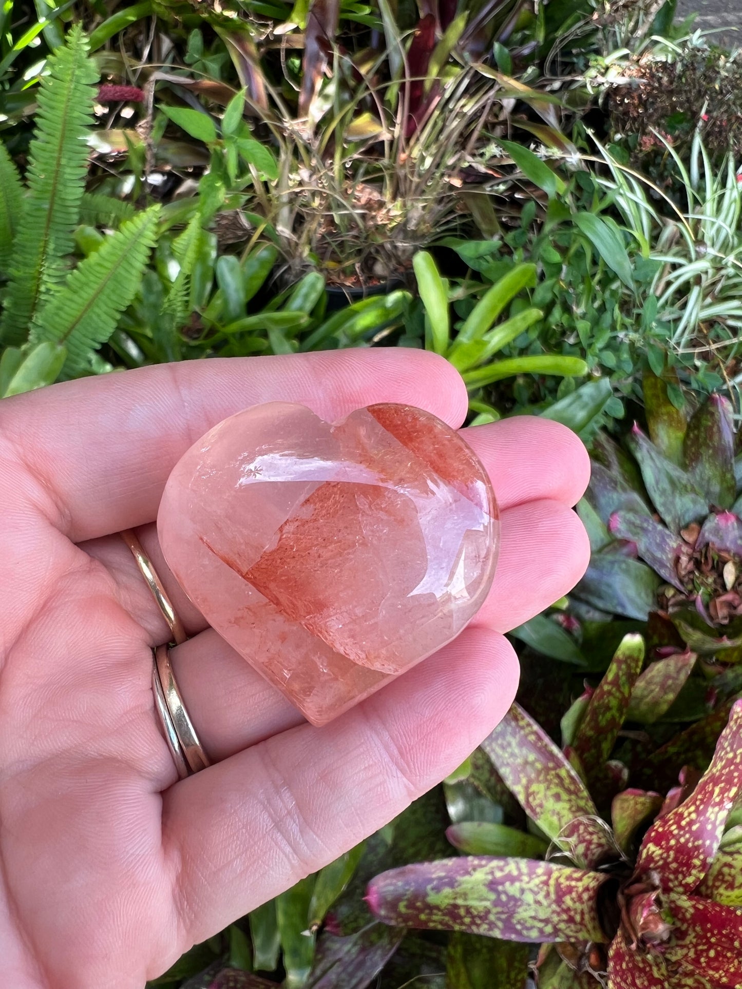 Fire Quartz Heart