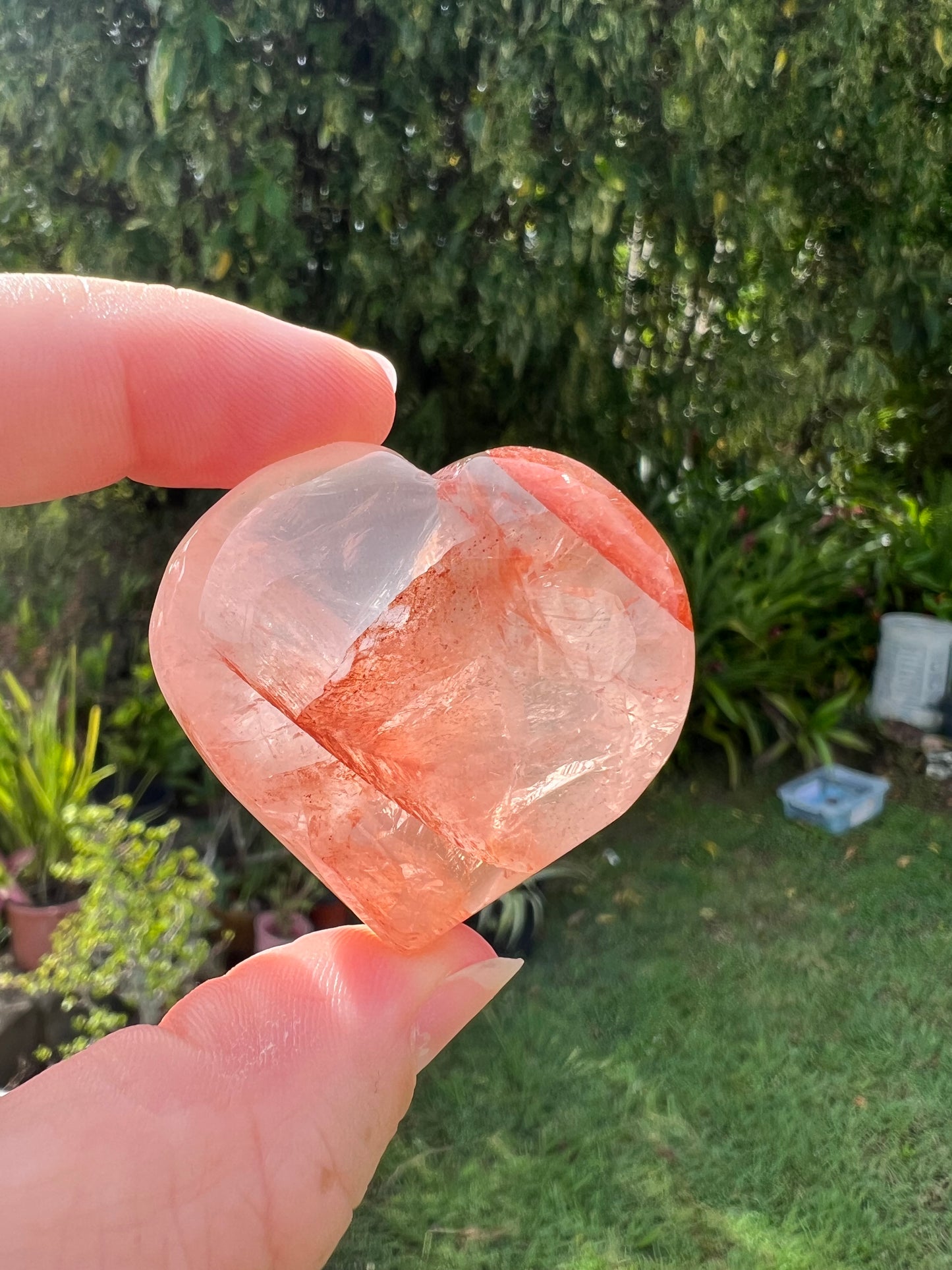 Fire Quartz Heart