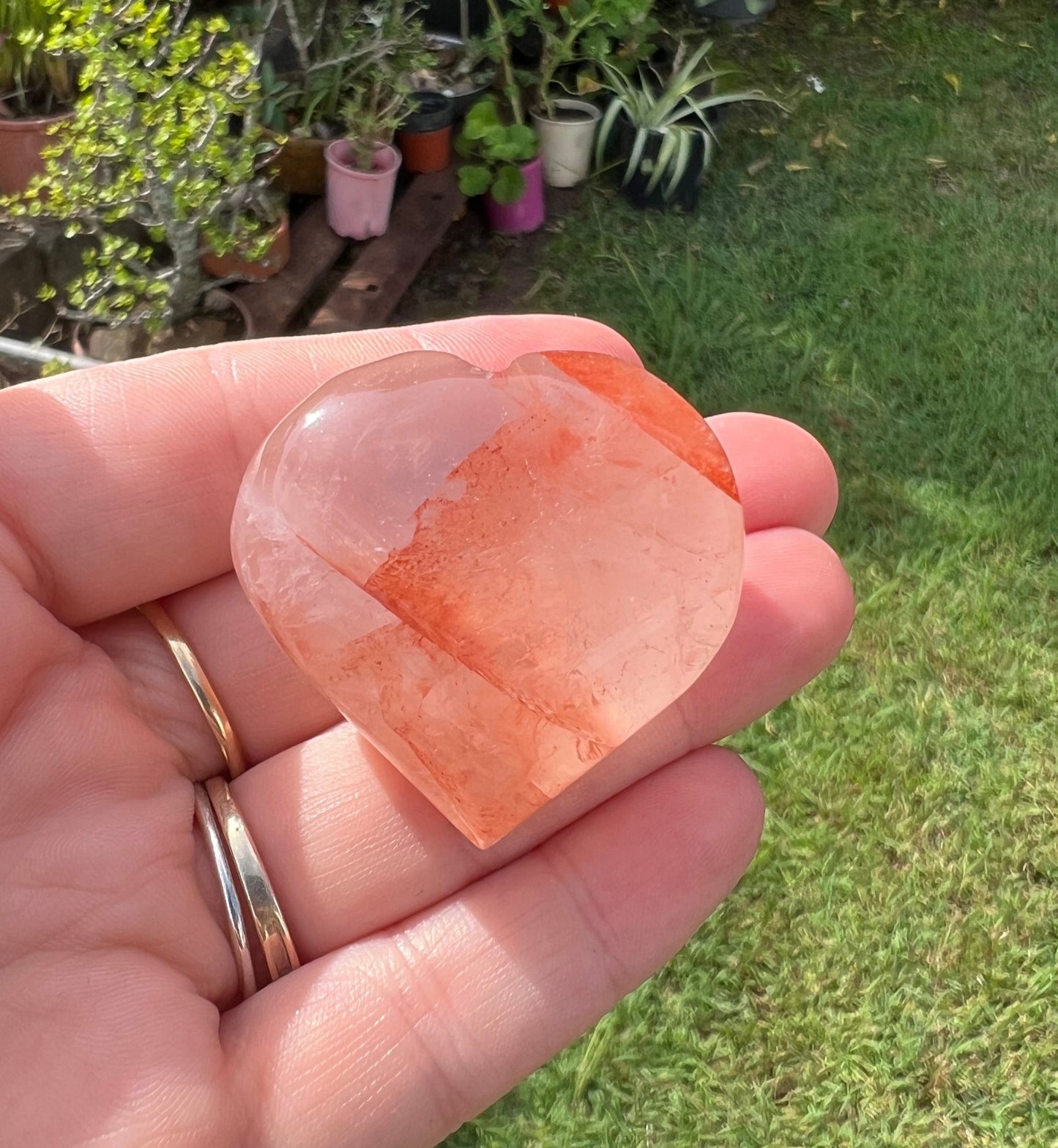 Fire Quartz Heart