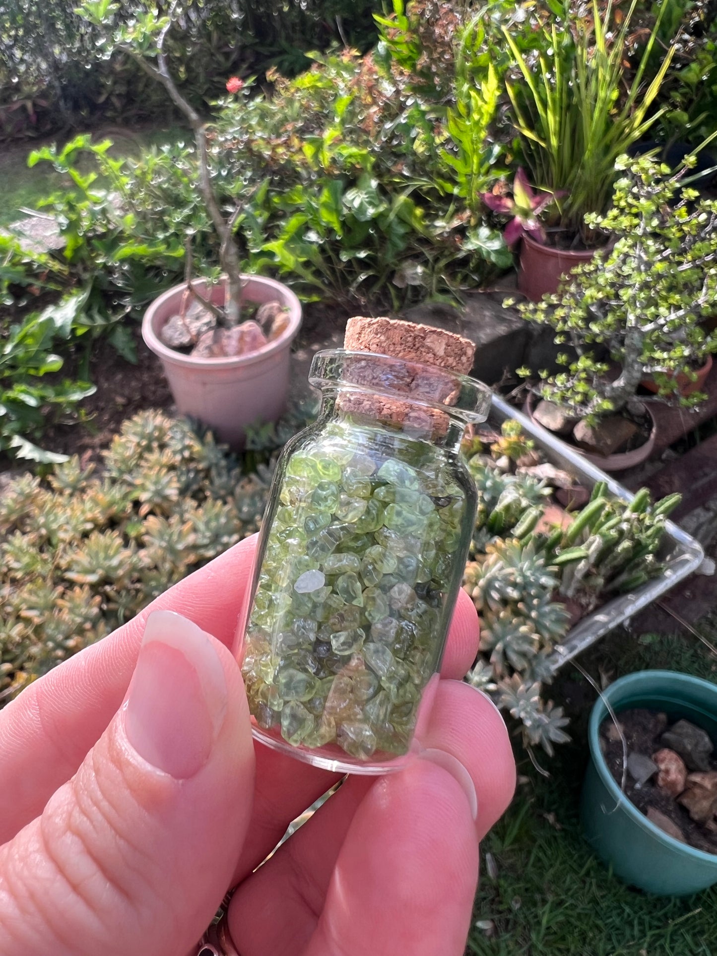 Peridot Wish Bottle