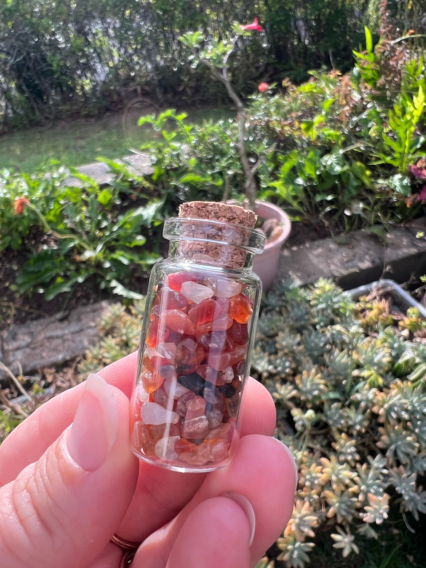 Carnelian Wish Bottle
