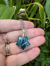 Load image into Gallery viewer, Blue Apatite Star Pendant
