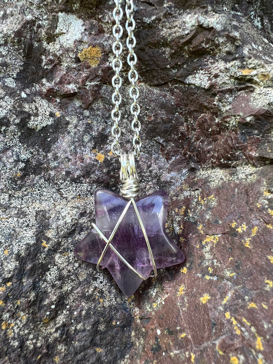 Rainbow Fluorite Pendant