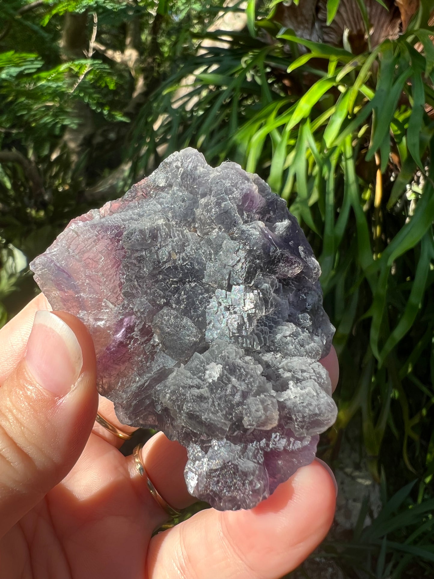 Rainbow Fluorite Specimen