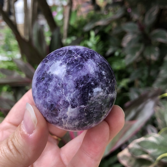 Lepidolite Sphere