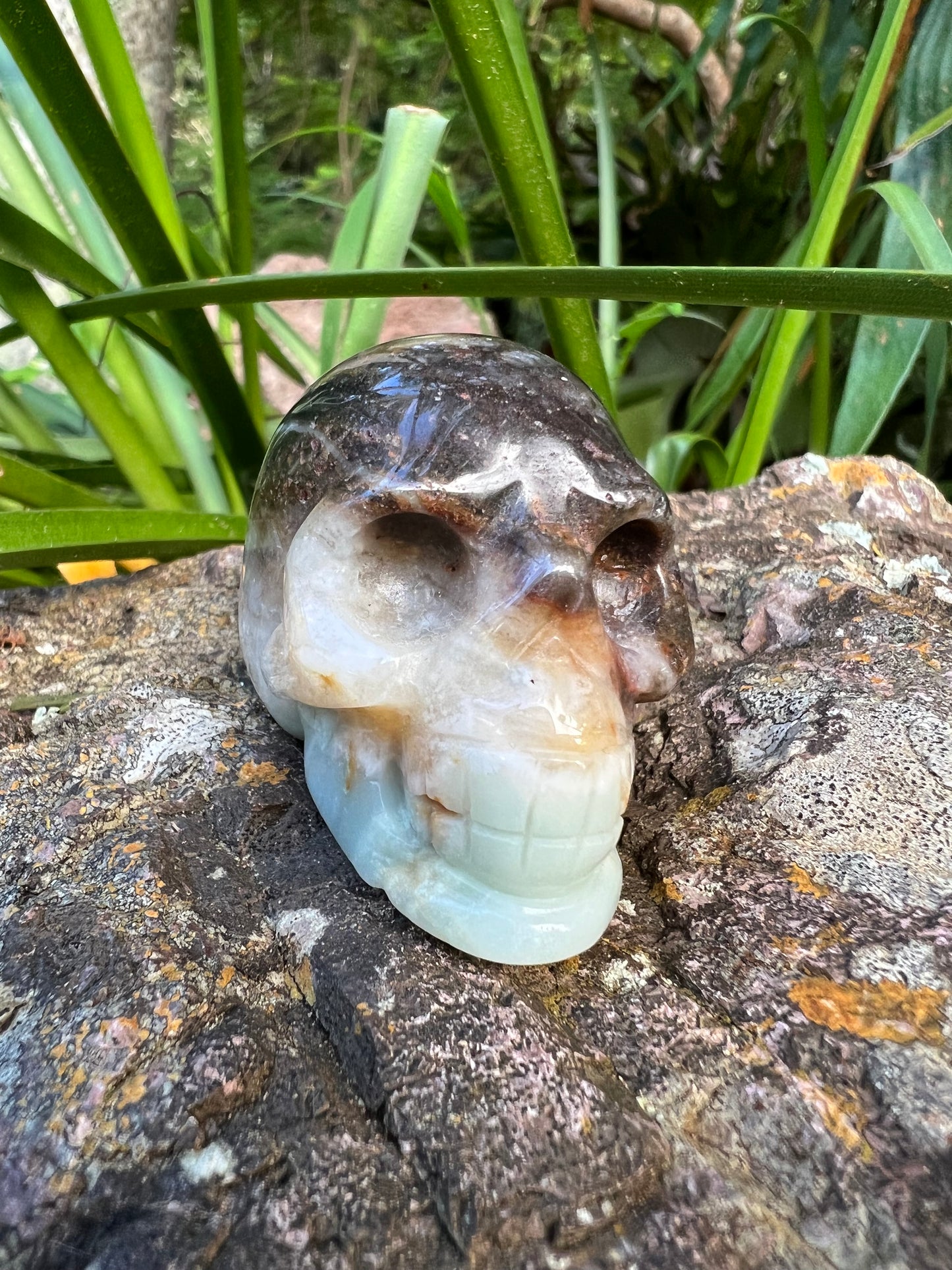 Amazonite Skull