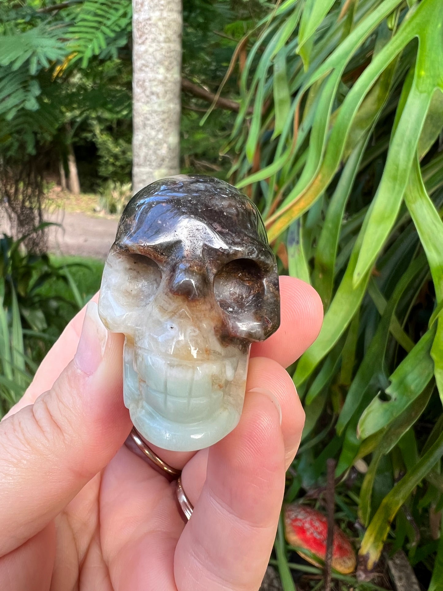 Amazonite Skull