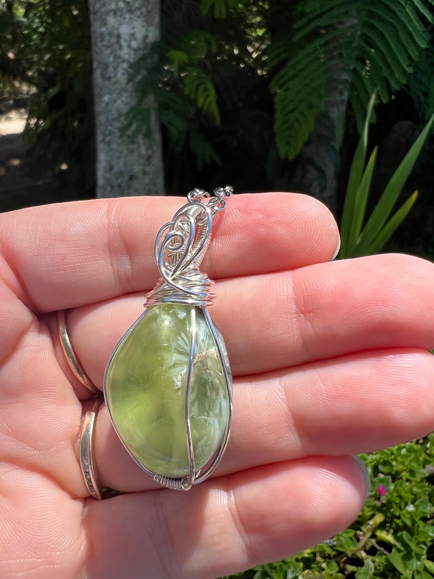 Prehnite Pendant
