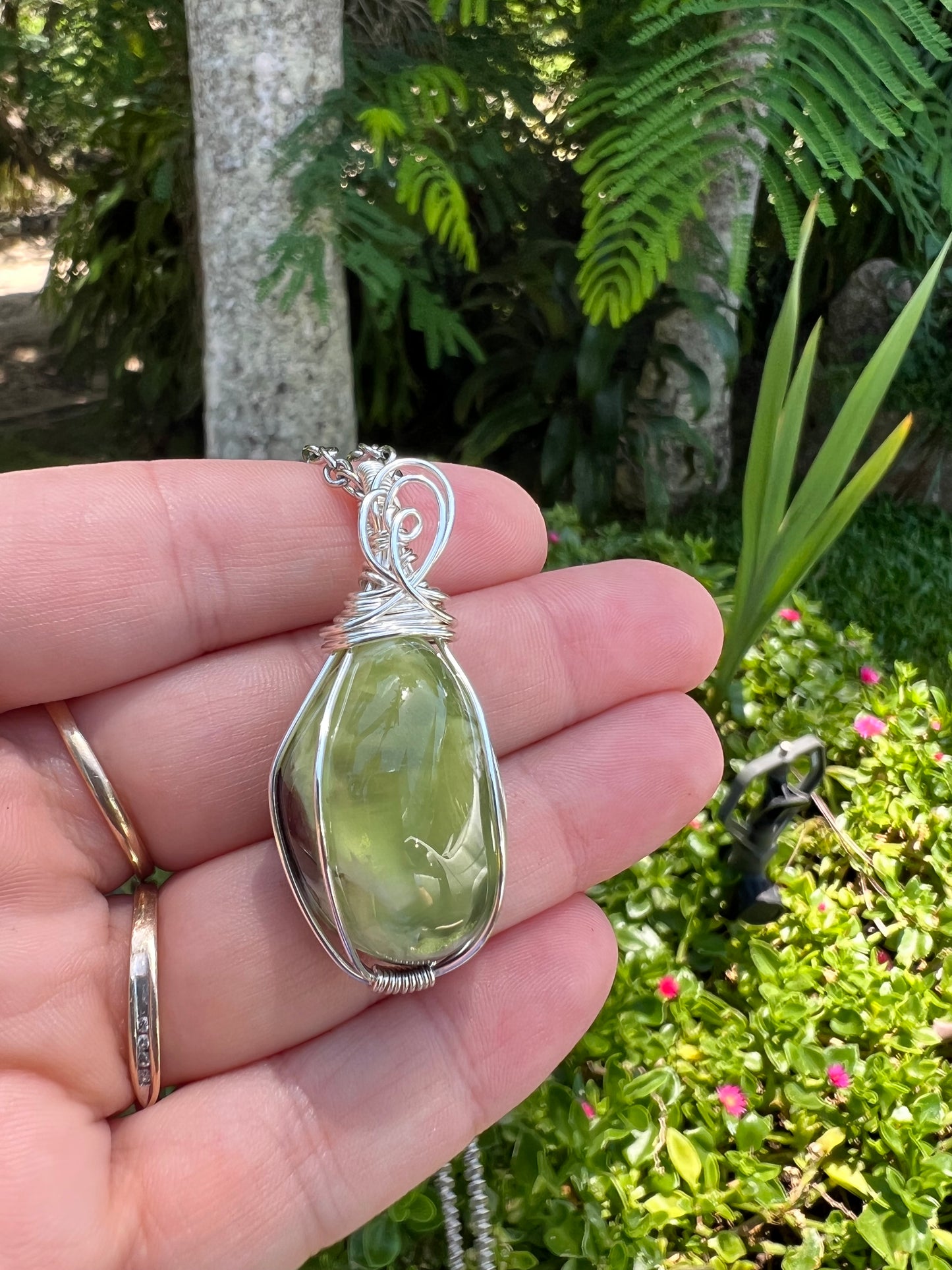 Prehnite Pendant