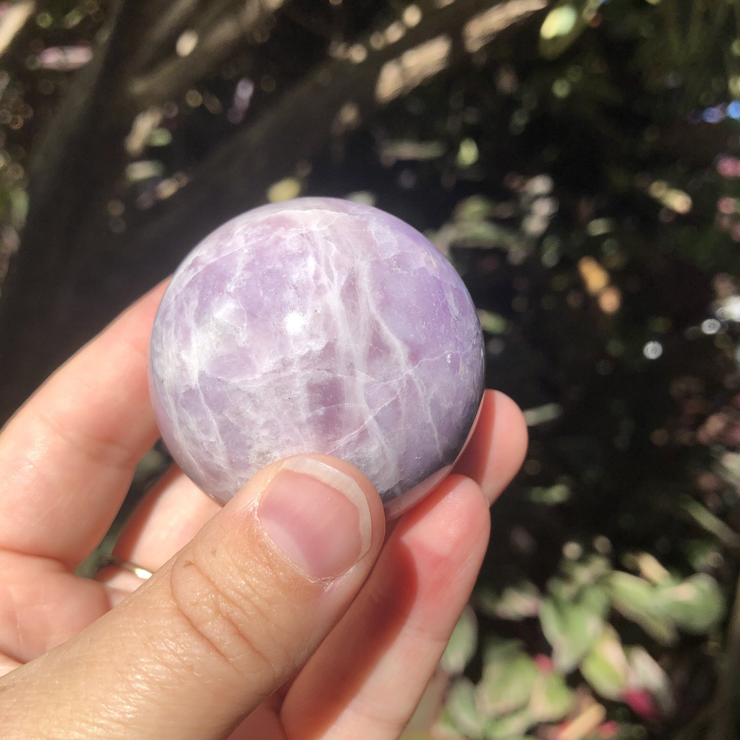 Lepidolite Sphere