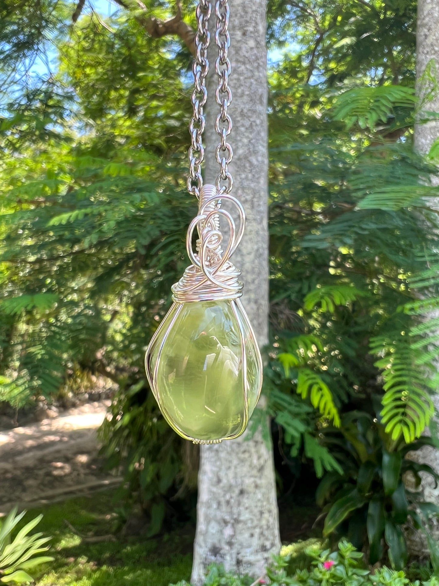 Prehnite Pendant