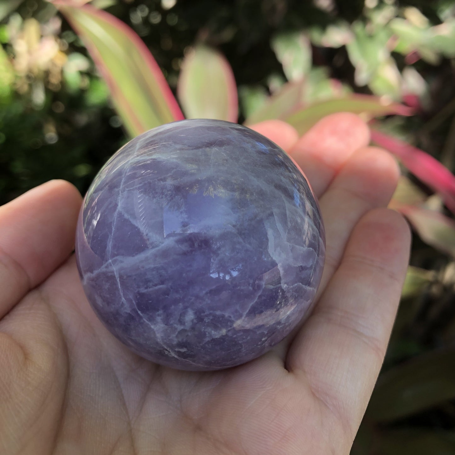 Lepidolite Sphere
