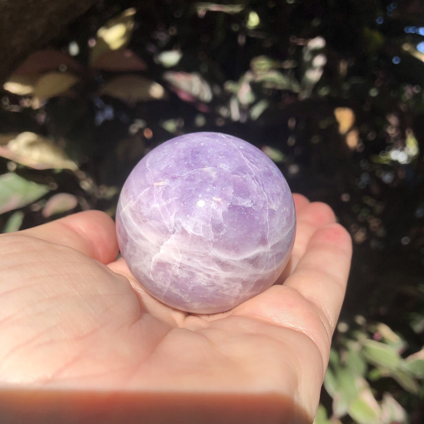 Lepidolite Sphere